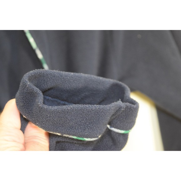 2014 Janie & Jack Belted Bath Robe Boys Size L 10 12 Blue Bathrobe - Picture 5 of 11